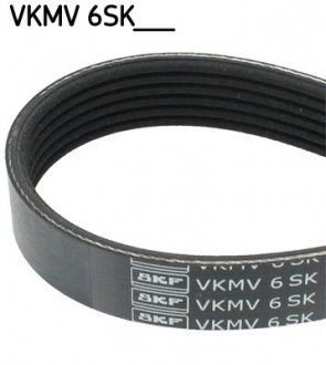Ремень поликлиновый elast. SKODA/VW SKF VKMV6SK989