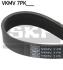 SKF Ремень поликлиновый 7PK880 VKMV 7PK880