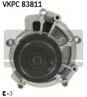 Насос охолоджуючої рідини, з ущільненням CITROEN JUMPER I, XM, PEUGEOT 605, BOXER 2.5D 03.94-04.02 SKF VKPC 83811