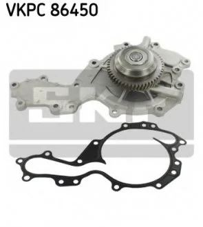 Насос охолоджуючої рідини, з ущільненням OPEL SIGNUM, VECTRA C, VECTRA C GTS RENAULT ESPACE IV, VEL SATIS SAAB 9-5 3.0D 07.01- SKF VKPC 86450