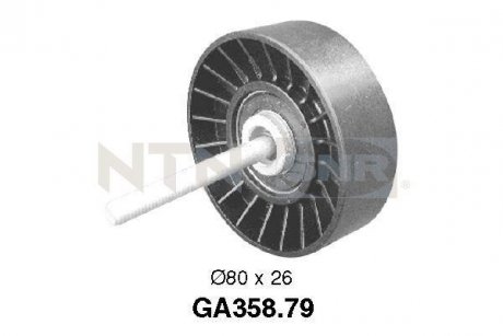 Паразитный / ведущий ролик, поликлиновой ремень SNR NTN GA358.79