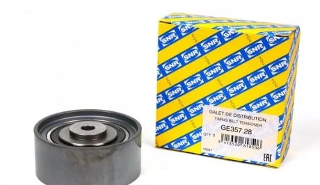 Ролик обвідний паска ГРМ VW 2.0TDI 03-07 A3/G5/Touran SNR NTN GE357.28