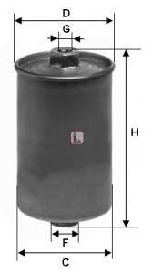Фільтр палива SOFIMA S1507B (фото 1)