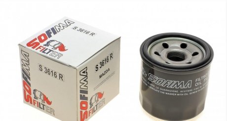 Фильтр масляный Mazda SOFIMA S3616R (фото 1)