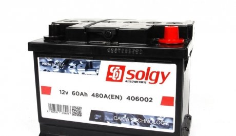 Стартерная батарея (аккумулятор) Solgy 406002