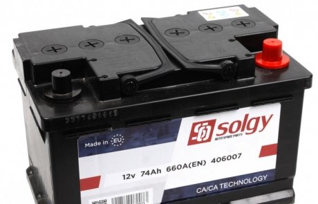 Стартерная батарея (аккумулятор) Solgy 406007