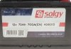 Стартерная батарея (аккумулятор) Solgy 406013 (фото 2)