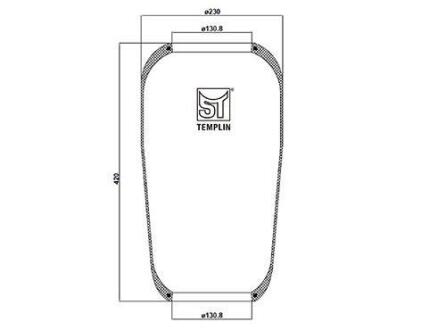 Подушка амортизуюча 884 N ST-TEMPLIN 04.060.6006.520 (фото 1)