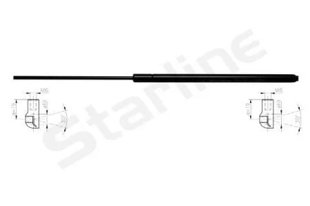 Газовая пружина крышки багажника STARLINE 3453803