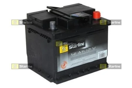 АКБ, R+ 41Ah, En360 (207 x 175 x 175) правый +,B13 производство ЧЕХИЯ STARLINE BASL40P