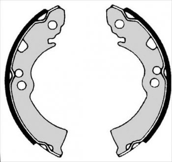 Тормозные накладки STARLINE BC04300