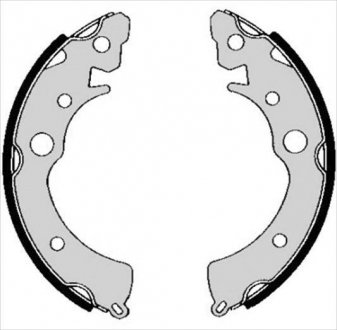 Гальмівні колодки барабанні STARLINE BC 04810