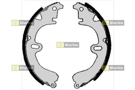 Тормозные колодки барабанные STARLINE BC 05860