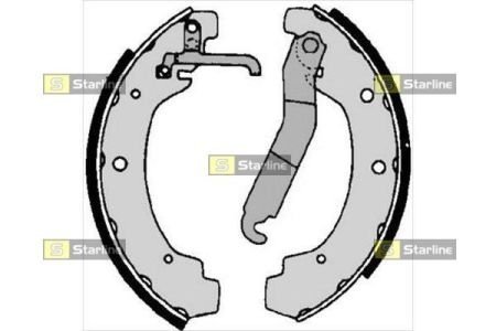 Тормозные колодки барабанные, к-кт. STARLINE BC 06740