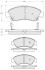 Комплект тормозных колодок, дисковый тормоз STARLINE BD S151 (фото 1)