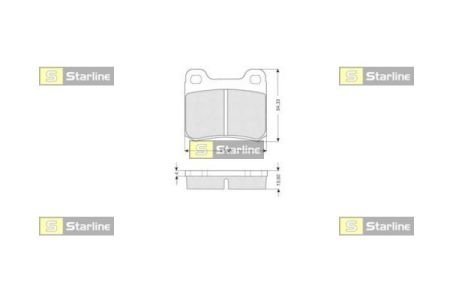 Автозапчастина STARLINE BDS169