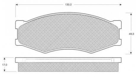 Фото 1 - тормозные колодки дисковые STARLINE BD S202 Тормозные колодки дисковые STARLINE BD S202 (фото 1)