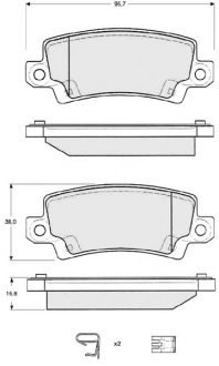 Автозапчасть STARLINE BDS327