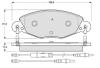 Комплект тормозных колодок, дисковый тормоз STARLINE BD S346 (фото 1)