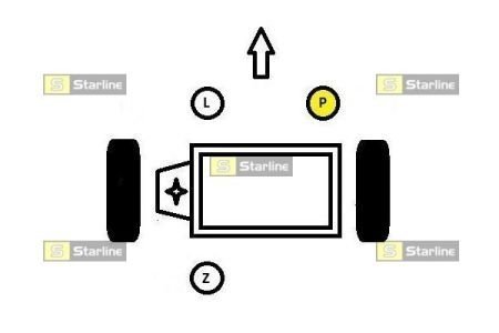 Опора двигателя и КПП STARLINE SM0014