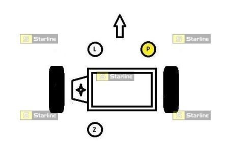 Опора двигателя и КПП STARLINE SM 0513