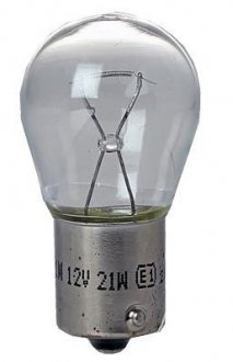 Лампа розжарювання 12V P21W BA15s цоколь (кратно 10) СтартВОЛЬТ VL-BA15S-01 (фото 1)