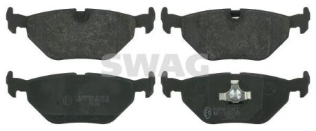 Гальмівні колодки, дискове гальмо (набір) SWAG 20916176