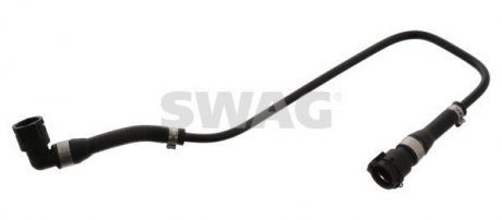 Патрубок радиатора BMW X5 (E53) 4.4i/4.6is 00-06 (L=350mm) SWAG 20945289