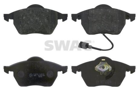 Гальмівні колодки, дискове гальмо (набір) SWAG 30916334