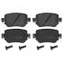 Колодки тормозные (задние) Audi Q3/Skoda Octavia/Seat Leon/VW Golf/Sharan 12-/Passat B8/Caddy IV 14- SWAG 30916912 (фото 1)