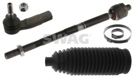 Рульова тяга(з наконечником) Лів (dł.448mm) AUDI Q3, SEAT ALHAMBRA, LEON, LEON SPORTSTOURER, LEON ST, LEON ST/KOMBI, TARRACO, SKODA OCTAVIA II, OCTAVIA III, SCALA, SUPERB II 1.0-Electric 02.03- SWAG 30 94 9044