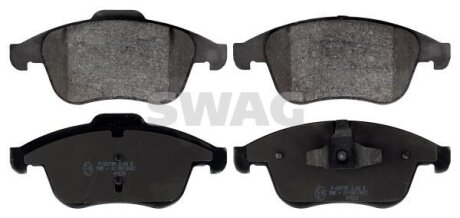 Гальмівні колодки, дискове гальмо (набір) SWAG 60116186