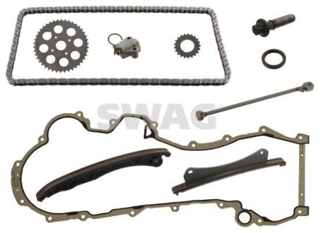 Комплект ГРМ (ланцюг + шестерня) ALFA ROMEO MITO CITROEN NEMO, NEMO/MINIVAN FIAT 500, 500 C, 500L, 500X, DOBLO, DOBLO CARGO, DOBLO/MINIVAN, FIORINO, FIORINO/MINIVAN, GRANDE PUNTO, IDEA 1.3D 06.03- SWAG 70100754