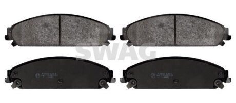 Гальмівні колодки, дискове гальмо (набір) SWAG 72116112