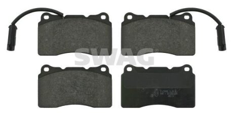 Гальмівні колодки, дискове гальмо (набір) SWAG 74916295