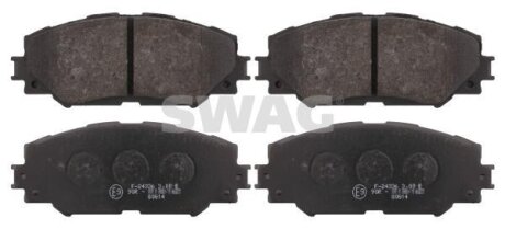 Гальмівні колодки, дискове гальмо (набір) SWAG 81916650