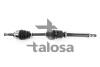 ПОВОСЬ ПРАВА (+ABS) Renault Kangoo/Megane/Scenic 23z-85mm-26z ABS TALOSA 76-RN-8174A (фото 1)
