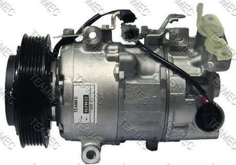 Компресор кондиціонера (відновлений) RENAULT CAPTUR I, CLIO IV, CLIO IV/HATCHBACK, CLIO IV/KOMBI 1.5D 11.12- TEAMEC 8629632 (фото 1)