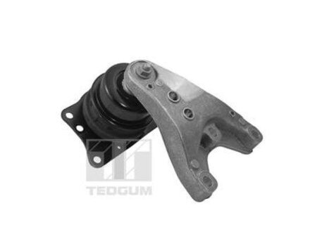 Подушка двигуна передн Прав, з розємом, гідравлічний SEAT CORDOBA, IBIZA III, IBIZA IV, IBIZA IV SC, IBIZA IV ST SKODA FABIA I, FABIA I PRAKTIK, FABIA II, ROOMSTER 1.2D/1.4D/1.9D 04.00-05.15 TEDGUM 00729405 (фото 1)