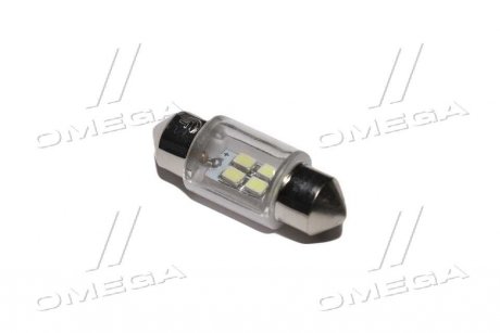 Лампа LED софітна C5W 12V T11x31-S8.5 (4 SMD size3528) WHITE <> TEMPEST Tmp17T11(4SMD)-12V (фото 1)