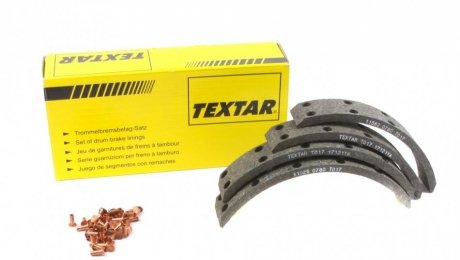 Комплект тормозных башмаков, барабанные тормоза TEXTAR 1101901 (фото 1)