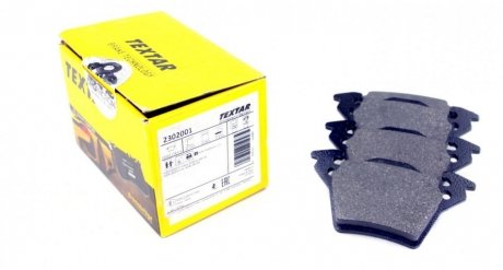 Комплект тормозных колодок, дисковый тормоз TEXTAR 2302001 (фото 1)