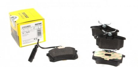 Комплект тормозных колодок, дисковый тормоз TEXTAR 2355403 (фото 1)