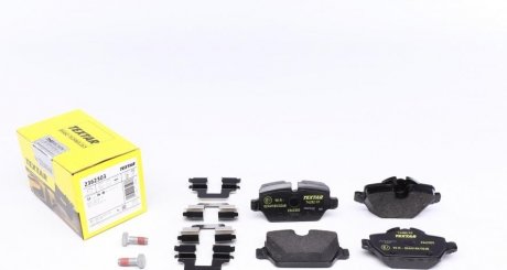 Комплект тормозных колодок, дисковый тормоз TEXTAR 2362303 (фото 1)