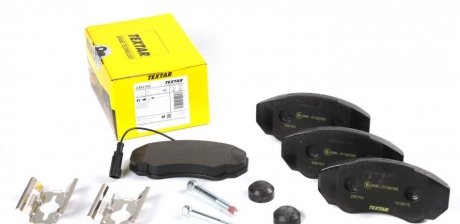 Комплект тормозных колодок, дисковый тормоз TEXTAR 2391701