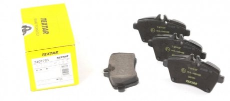 Комплект тормозных колодок, дисковый тормоз TEXTAR 2407701