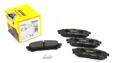 Комплект тормозных колодок, дисковый тормоз TEXTAR 2433101 (фото 1)