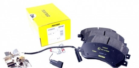 Комплект тормозных колодок, дисковый тормоз TEXTAR 2448401 (фото 1)