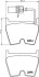 Гальмівні колодки, дискове гальмо (набір) 2451601