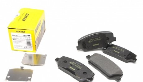 Комплект тормозных колодок, дисковый тормоз TEXTAR 2491501